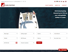 Tablet Screenshot of croatia-yacht-rent.com